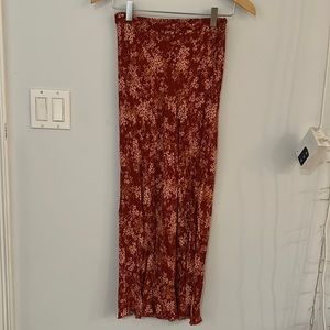 Free people midi skirt in floral